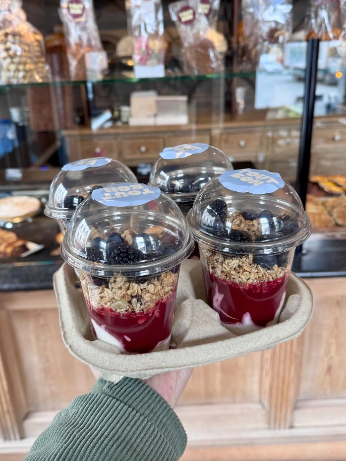 Box granola bowls