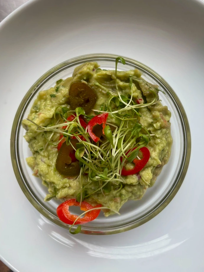 Portion de guacamole